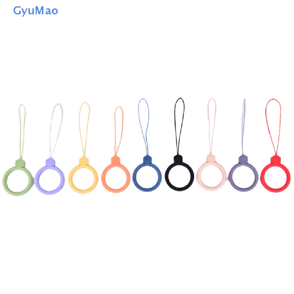 Dây Đeo Điện Thoại Bằng Silicon Có Vòng Nhẫn Đeo Ngón Tay Chống Thất Lạc Tiện Dụng