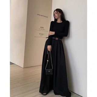 TBS váy thun xoè dài tay