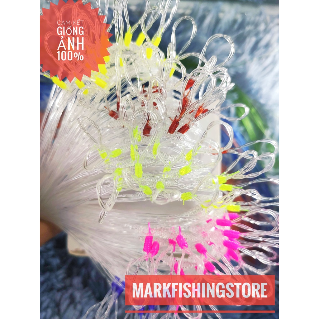 Combo bịch x20 Đai Nho 6 tóm sẵn chưa vào lưỡi giá rẽ