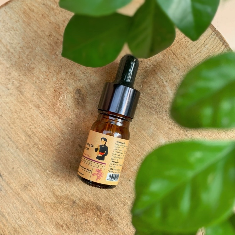 Combo 2 Serum dưỡng da Tía tô tím A Om Natural Dưỡng Ẩm Sâu, Săn Chắc Da 30ml