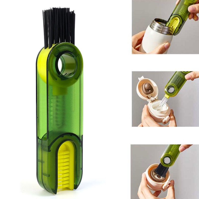 360° Bàn Chải Vệ Sinh Bình Sữa / Núm Vú Giả Bằng Silicone Có Thể Xoay Được