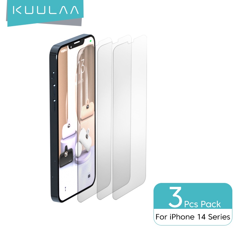 KUULAA Phim Dán Bảo Vệ Màn Hình Chống Bụi pm Cho Apple Iphone 14 14Promax 14Pro