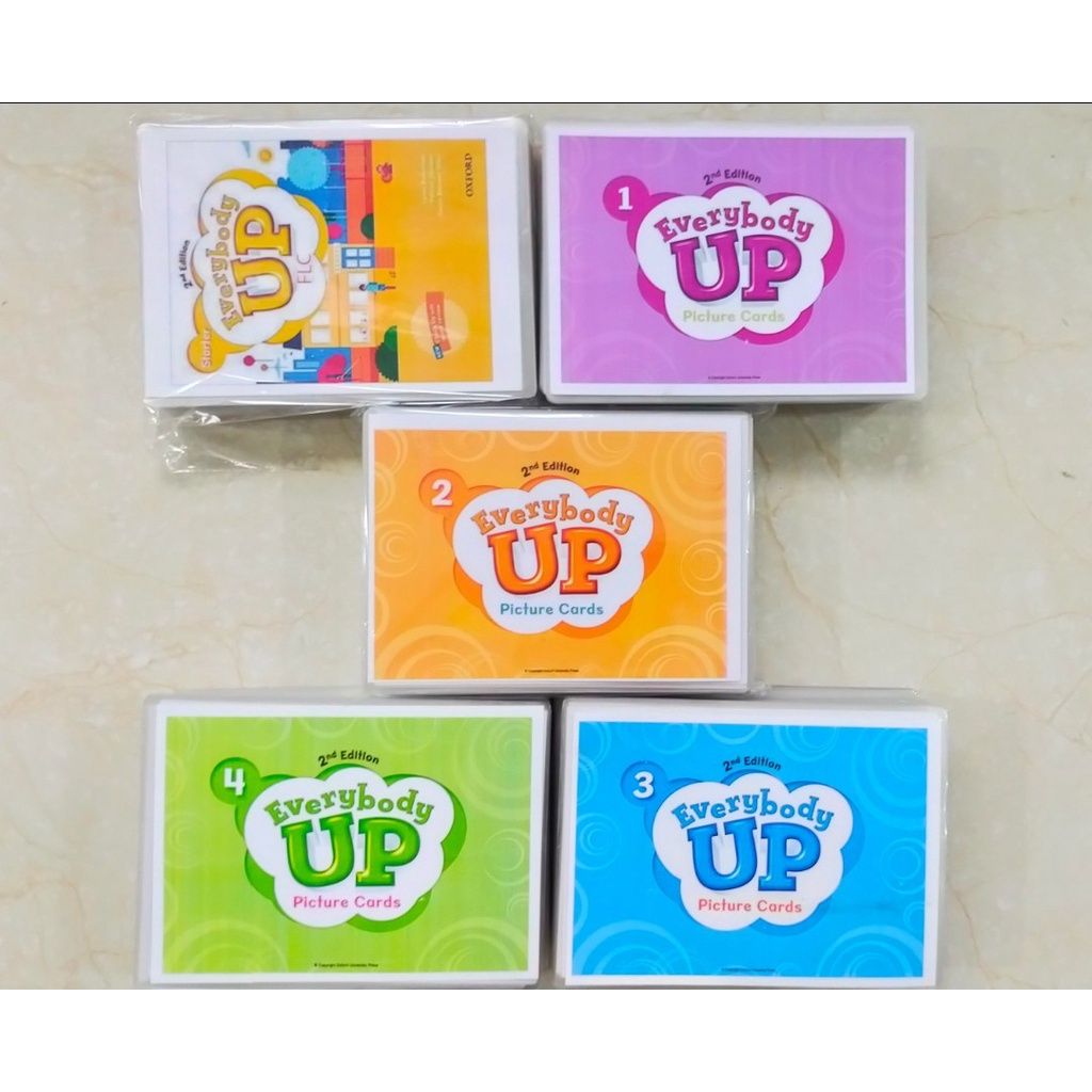Tranh tiếng anh flashcard Everybody up starer - 6 2nd ( chọn 1 tùy ý từ starter - 6)