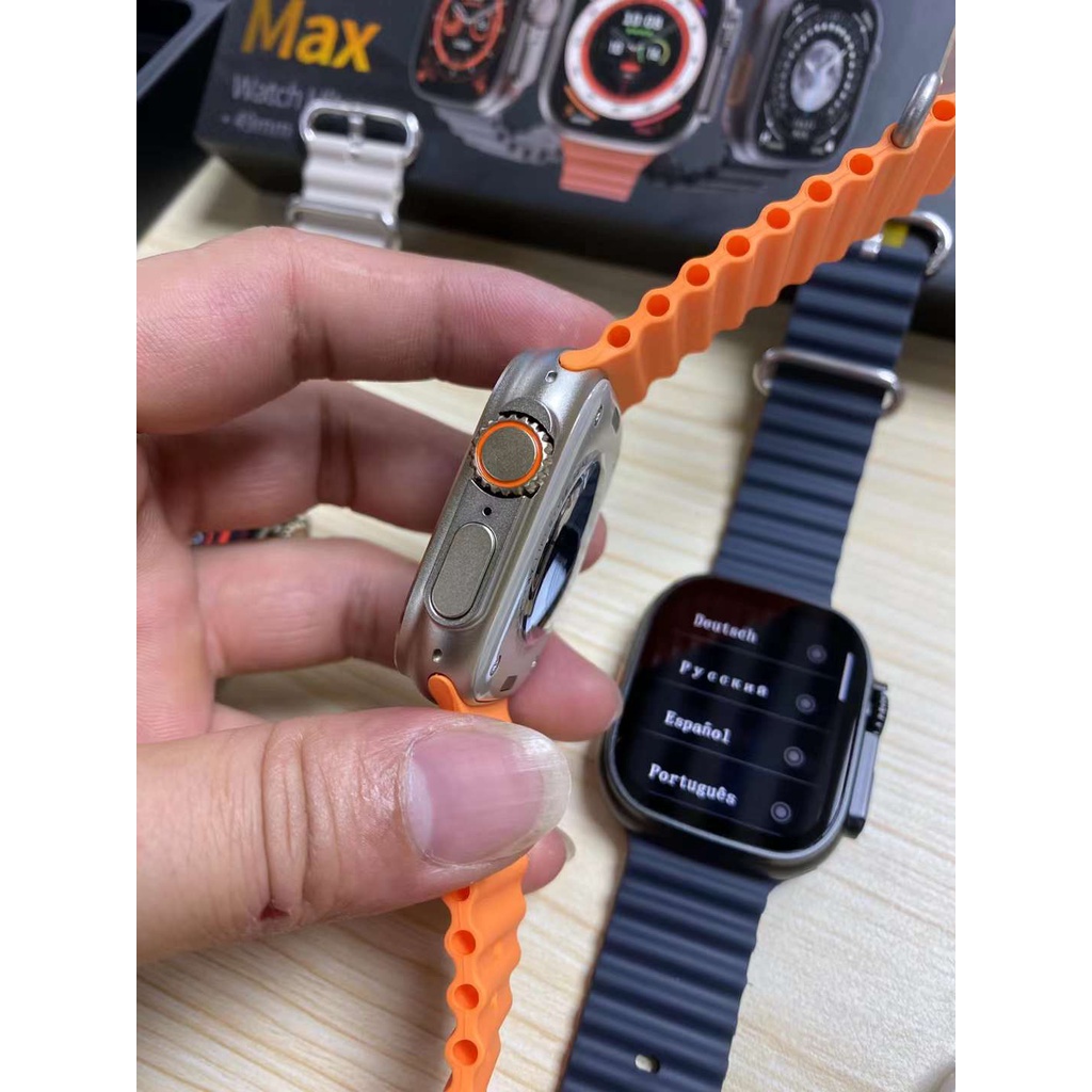 Đồng Hồ Thông Minh IWO TOP 49mm Z8 ultra MAX NFC Hỗ Trợ Sạc Không Dây 8 Bluetooth 2.08inch 380Mah PK MT8 ultra H10 ultra