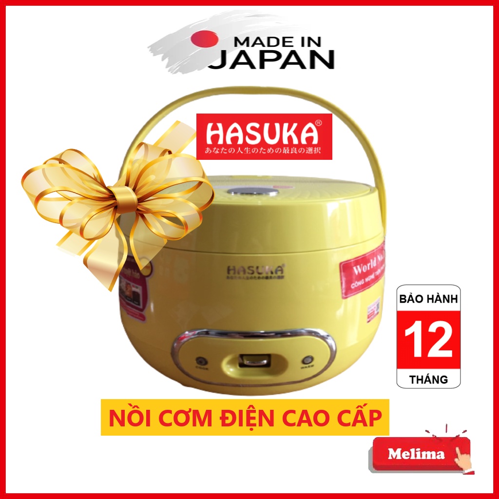 Nồi cơm điện Mini Cao cấp Hasuka từ Nhật Bản Bảo hành chính hãng 01 năm Sử dụng công nghệ ủ 3D cho cơm luôn nóng mềm dẻo