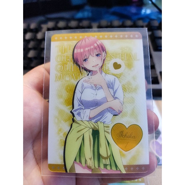 Thẻ Carddass chính hãng Bandai Nhà có 5 nàng dâu Gotoubun no Hanayome The Quintessential Quintuplets