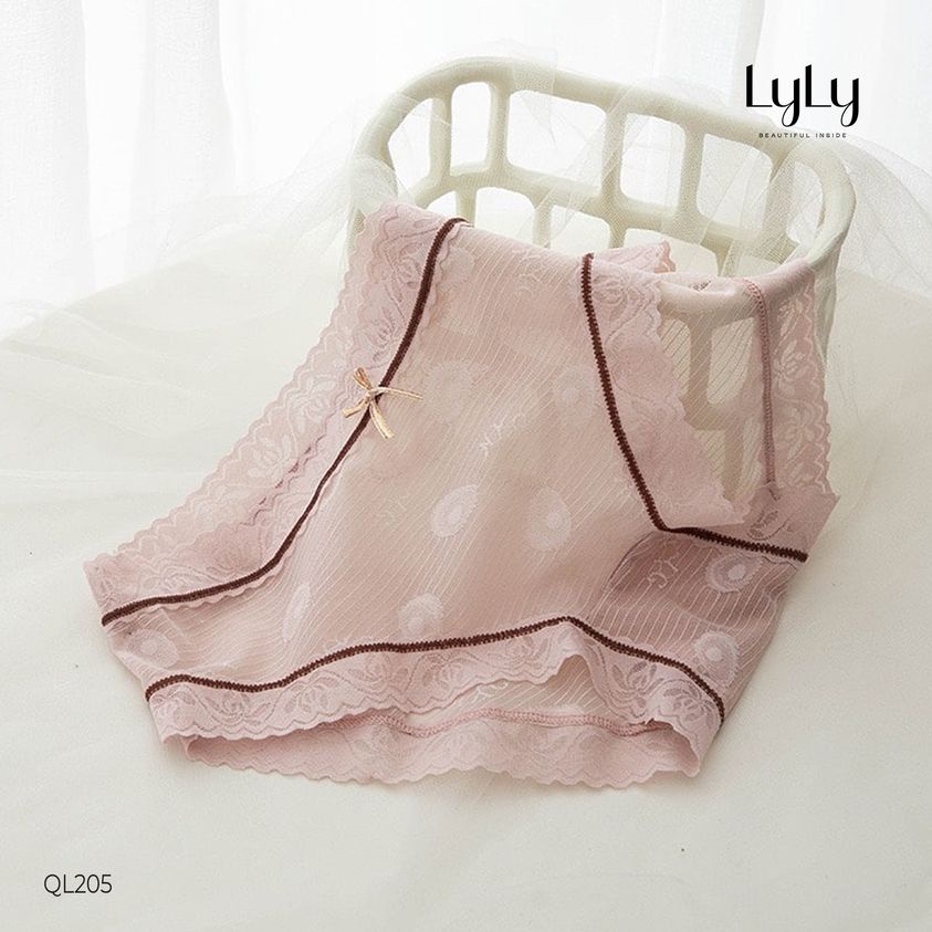 Quần lót nữ-quần lót ren mềm mại kháng khuẩn Lylylorem QL205