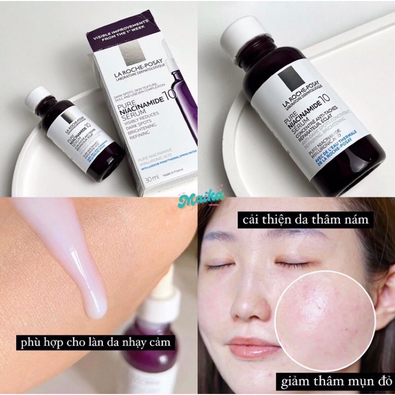 TINH CHẤT SERUM PURE NIACINAMIDE 10 NHÀ LA ROCHE-POSAY