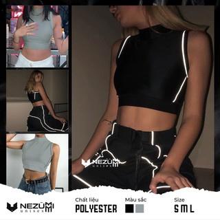 (Sẵn Xám S M L) ÁO CROPTOP CỔ 3 PHÂN SEXY BODY, ÁO TẬP NHẢY DANCE (CHỮ SURE)