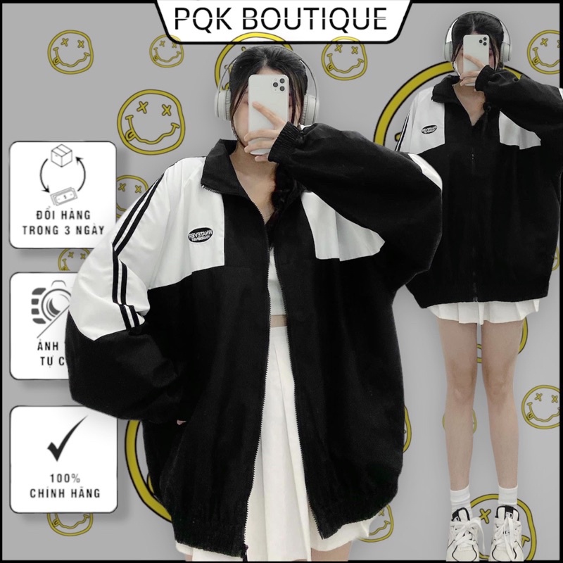 Áo Khoác Dù 2 Lớp Form Rộng Chữ Thêu WHATEVER - pqk boutique
