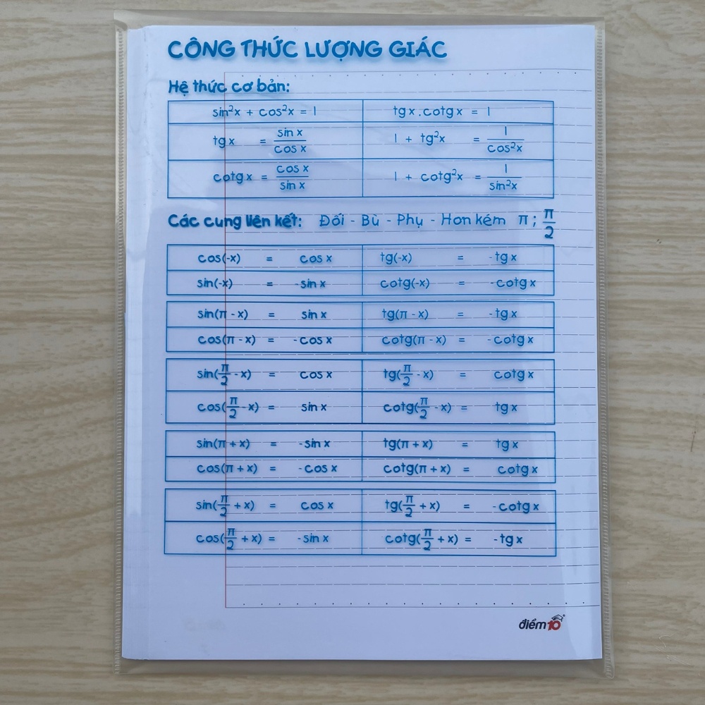 Giấy Kiểm Tra Dành Cho Học Sinh Cấp 1, Cấp 2 - Điểm 10 Thiên Long
