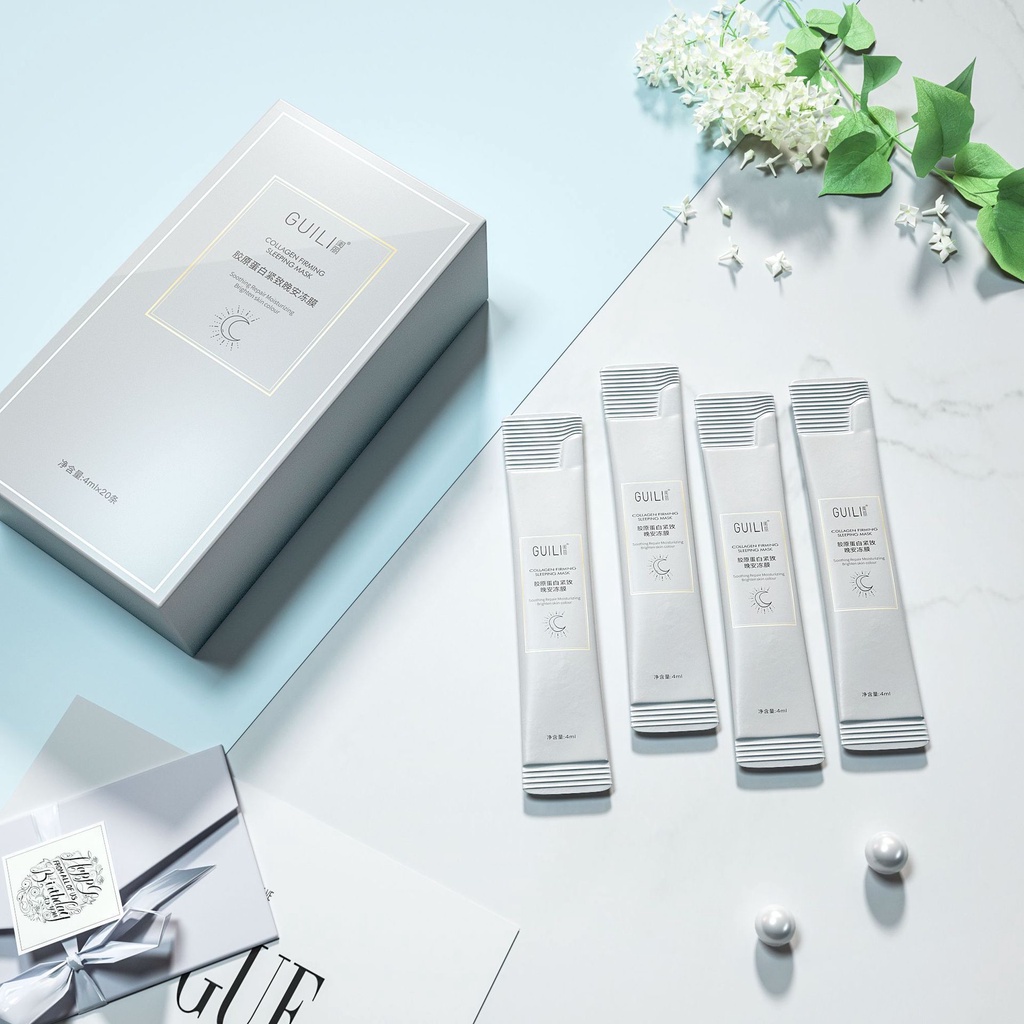 Set 20 Mặt Nạ Ngủ Dưỡng Ẩm Làm Săn Chắc Da Mặt Dành Cho Nam Và Nữ