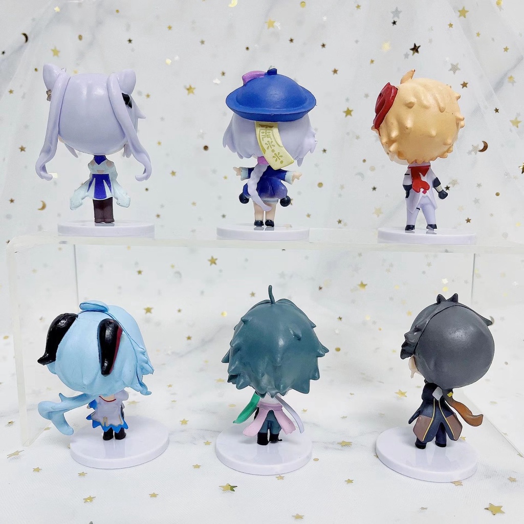 Mô hình nhân vật figure game Genshin Impact bộ 6 nhân vật venti amber diluc lumine eather paimon siêu đẹp PAIMON SHOP