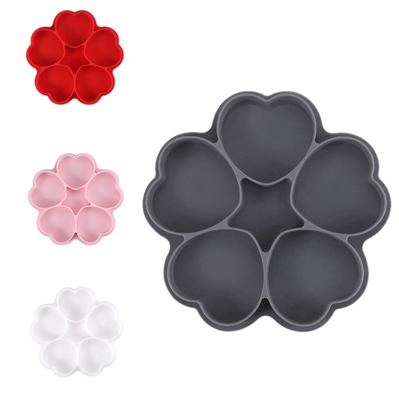 Khuôn Silicone 5 Ngăn Làm Bánh Chống Dính Tiện Dụng