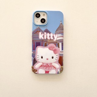 Ốp Điện Thoại Cứng Họa Tiết Kitty Cho iPhone 11 12 12Pro 12Promax 13 13Pro 13Promax 14 14Pro 14Plus 14ProMax