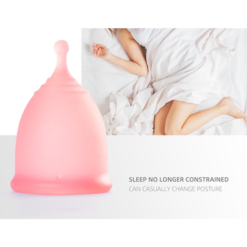 Cốc Nguyệt San Silicone Vệ Sinh Tái Sử Dụng Tiện Lợi Cho Nữ