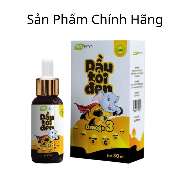 Dầu húng chanh - Dầu tỏi đen Faneco 30ml chính hãng