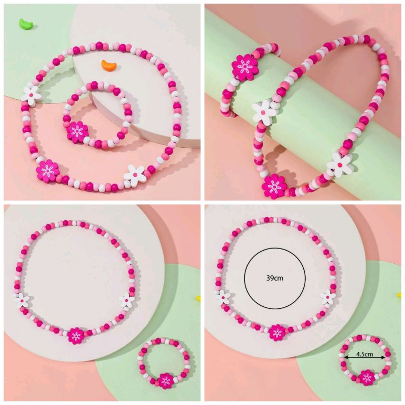 🦀SET TRANG SỨC BÉ GÁI-TẶNG KÈM TÚI RÚT