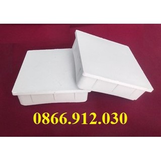 Vuông 100x100_bịt trong bịt chân bàn ghế, ống hộp_màu trắng