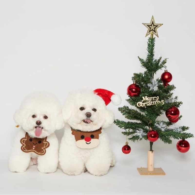 Yếm đeo cổ HIPIDOG thiết kế nhân vật Giáng Sinh tùy chọn đáng yêu dành cho thú cưng