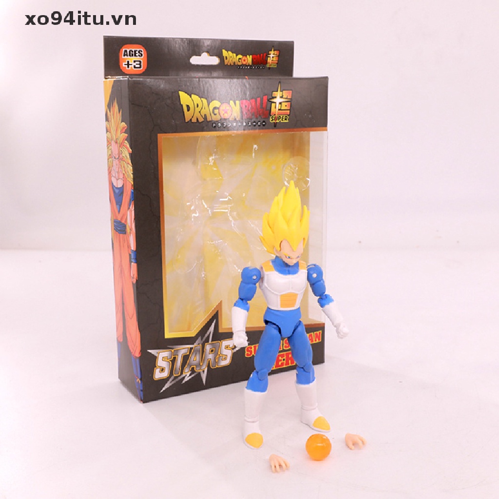 Mô Hình Đồ Chơi Nhân Vật Goku Vegeta Trong Phim Bảy Viên Ngọc Rồng Bằng PVC Dành Cho Trẻ Em