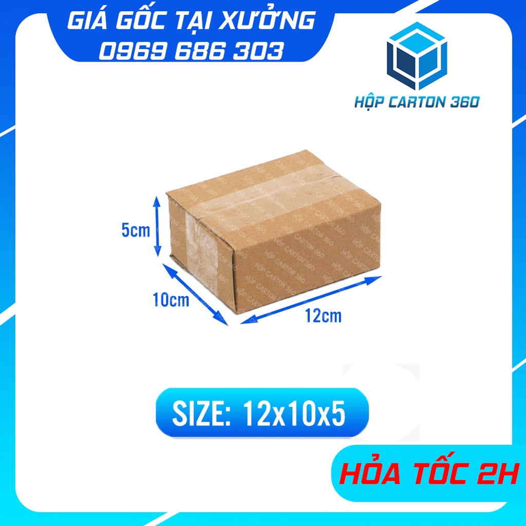 12x10x5 Combo 20 hộp carton đóng hàng