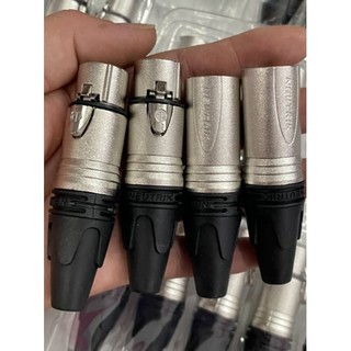 Jack canon Neutrik chân đồng