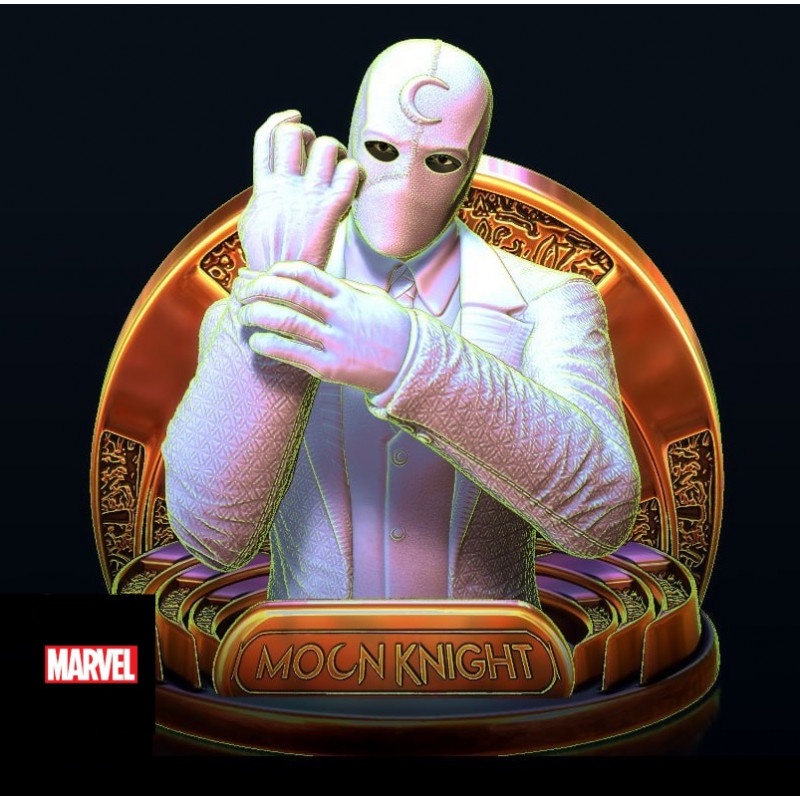 File in 3D Moon Knight Bust