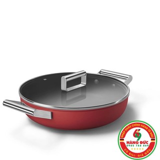 Nồi chảo smeg ckfd2811rdm 28cm màu đỏ xịn xò. made in italy - hangduc69
