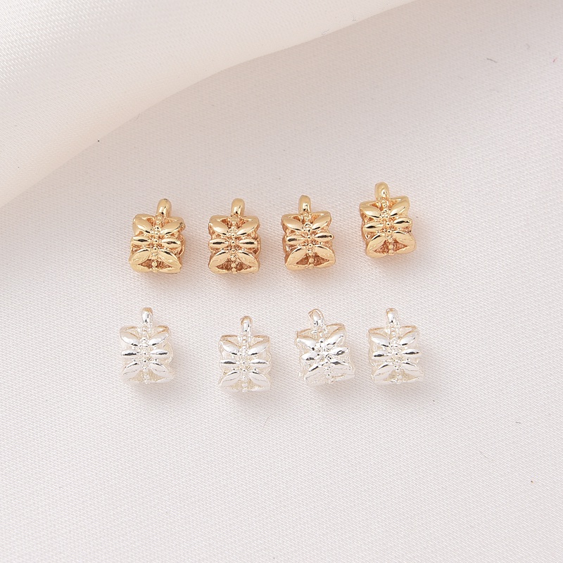 Mặt Dây Chuyền Ngọc Trai Bằng Đồng Mạ Vàng 14K diy