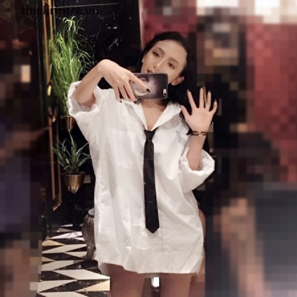 Cà Vạt Lụa Ôm Cổ Thắt Nơ Phong Cách Retro Cho Nam Nữ