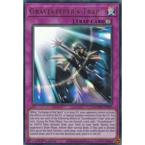 Gravekeeper's Trap - MAMA-EN029 - Ultra Rare 1st Edition