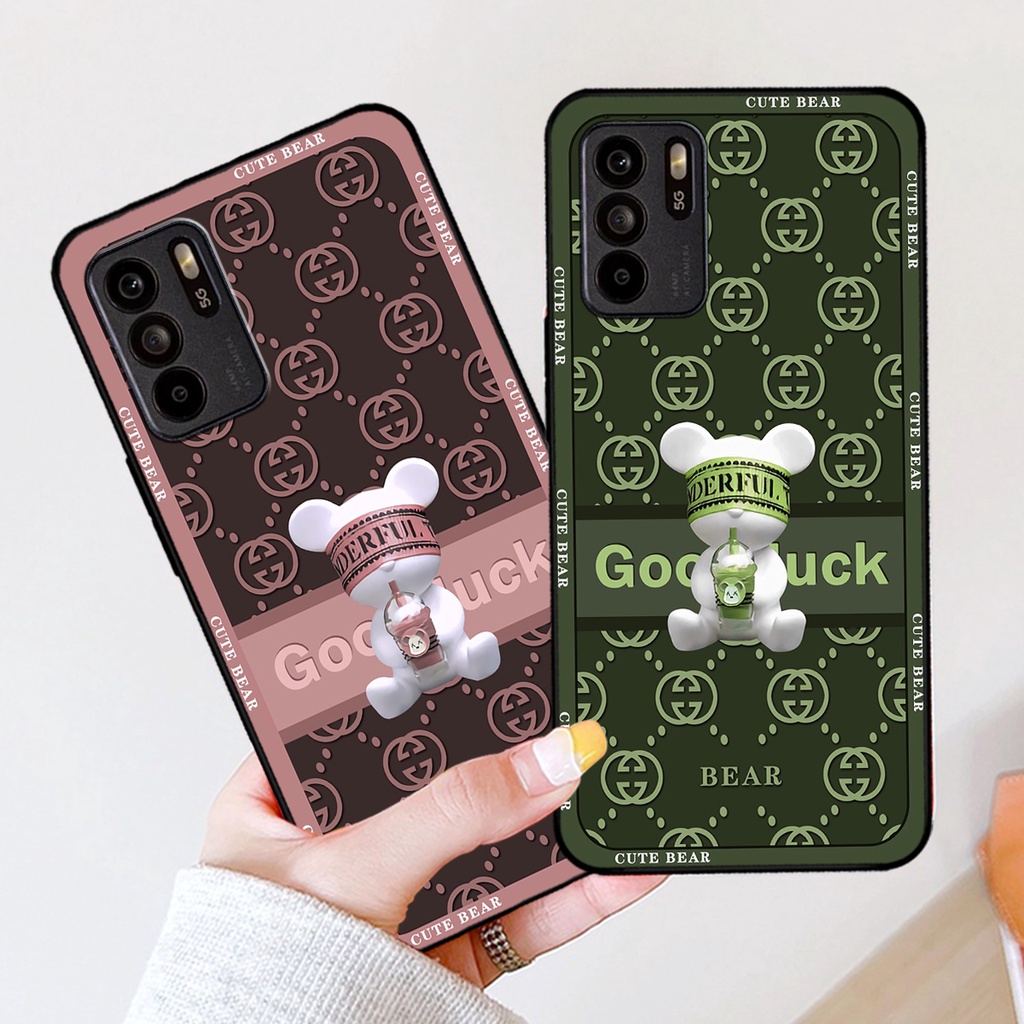 Ốp lưng Oppo Reno 6 4G / Reno 6Z 5G / Reno 6 Pro in hình bearbrick, kwas. ốp in hình bền đẹp
