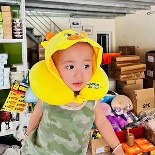 gối kê cổ - gối kê cổ kèm nón