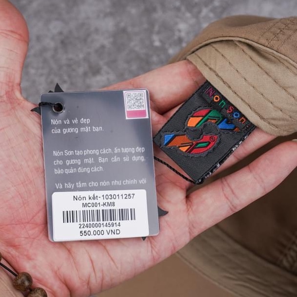 Nón Sơn chính hãng dành cho nam và nữ chất liệu cotton cao cấp MC001A - Hùng Nón Hiệu