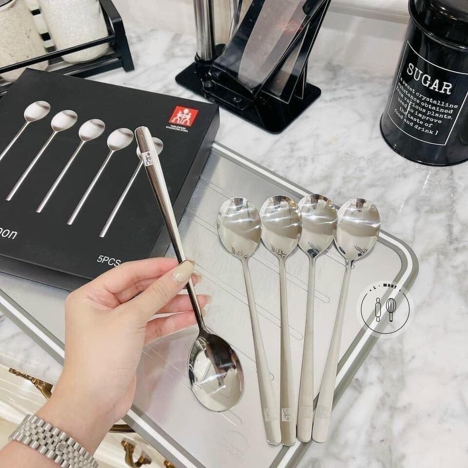 SET 5 THÌA INOX 304 CAO CẤP SPOON