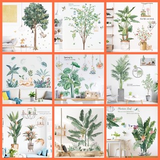 Decal dán tường, giấy dán tường trang trí phòng khách, phòng ngủ kiểu Hàn