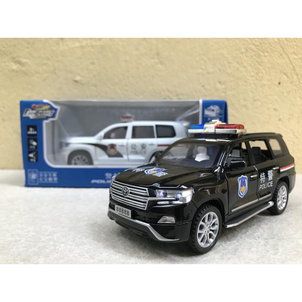 Mô hình xe Cảnh Sát Toyota Landcruiser 1:32