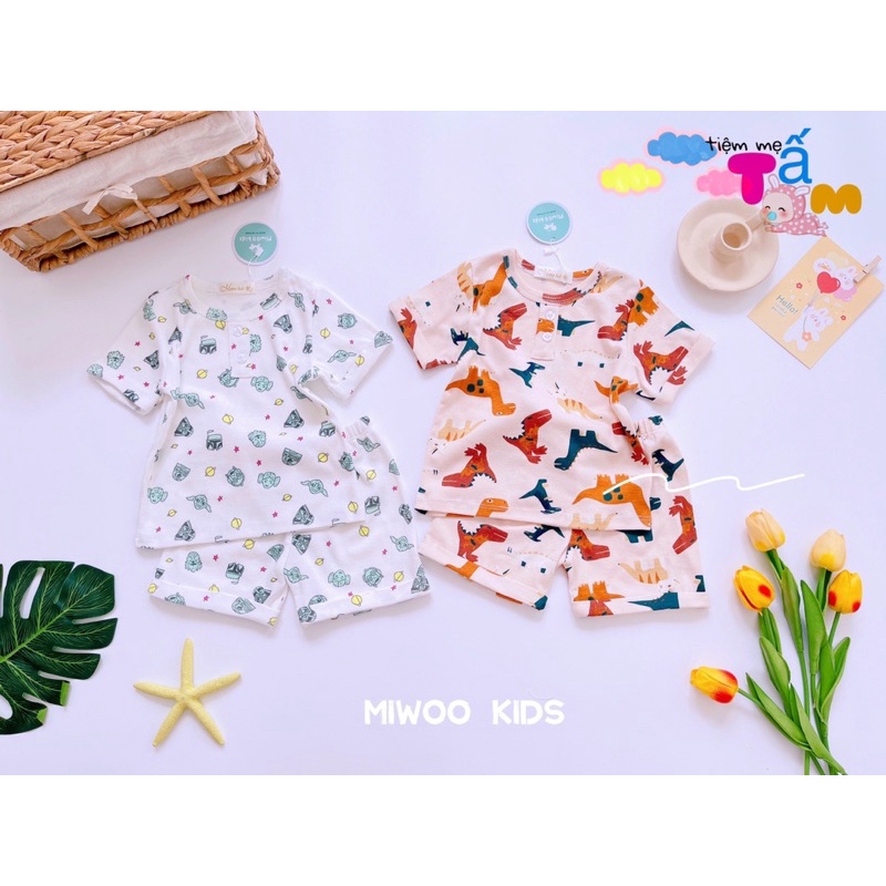 SALE (7-18kg) Cộc tay gài nút bé trai