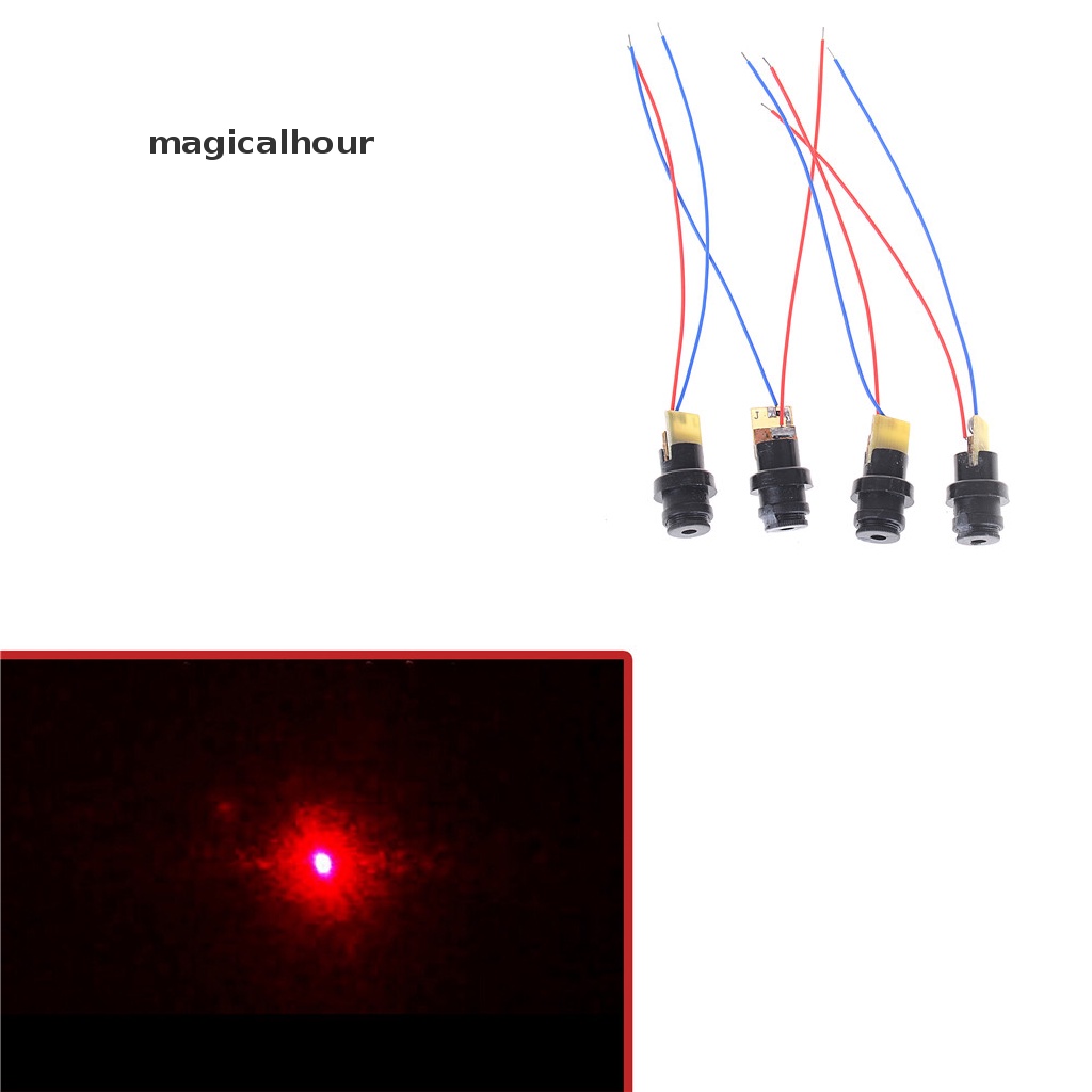 Set 2 Mô Đun Đèn Laser P0.05 * Mới 4.5V 12mm