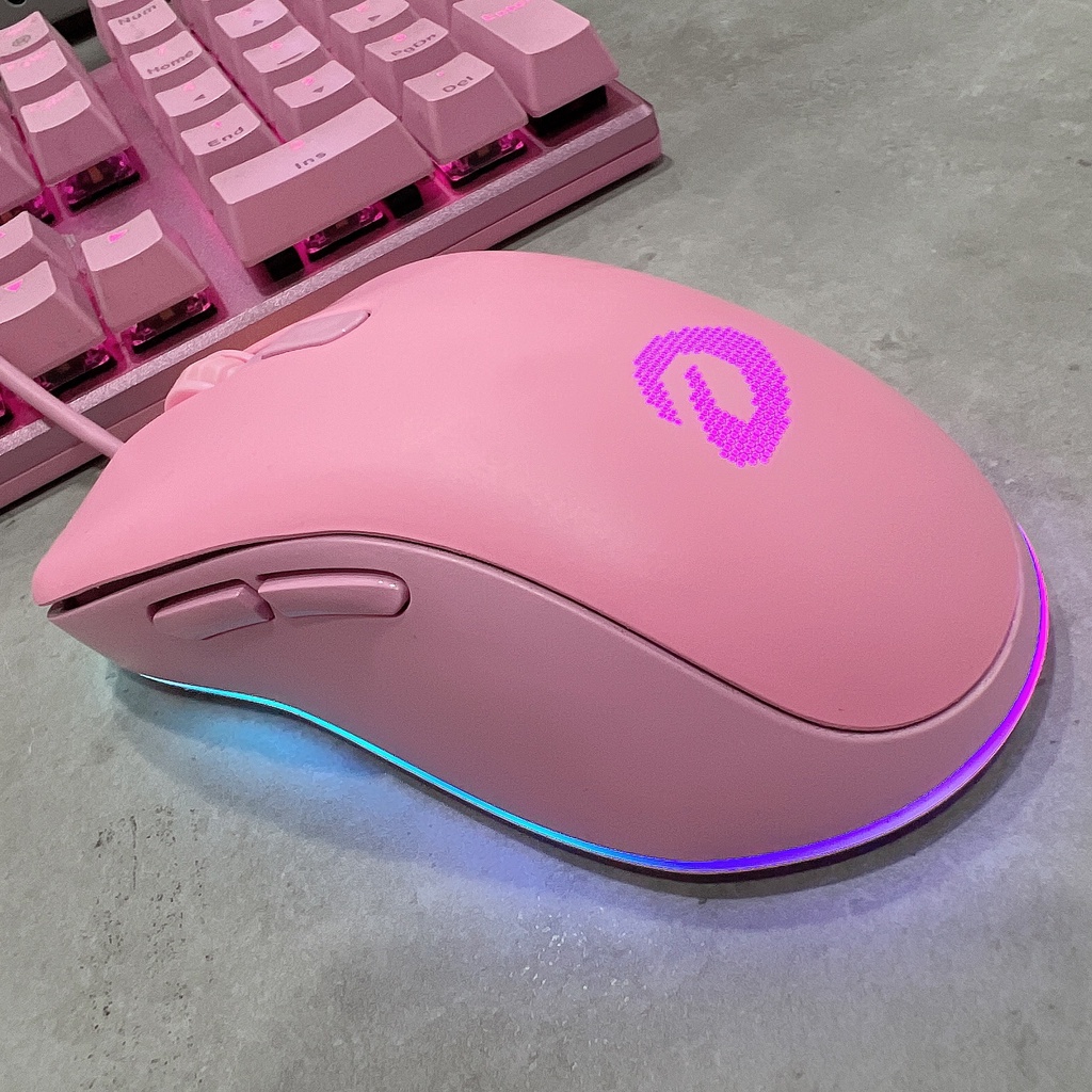 Chuột Gaming DAREU A960 BLACK  / EM908 QUEEN PINK Led RGB / HÀNG CHÍNH HÃNG