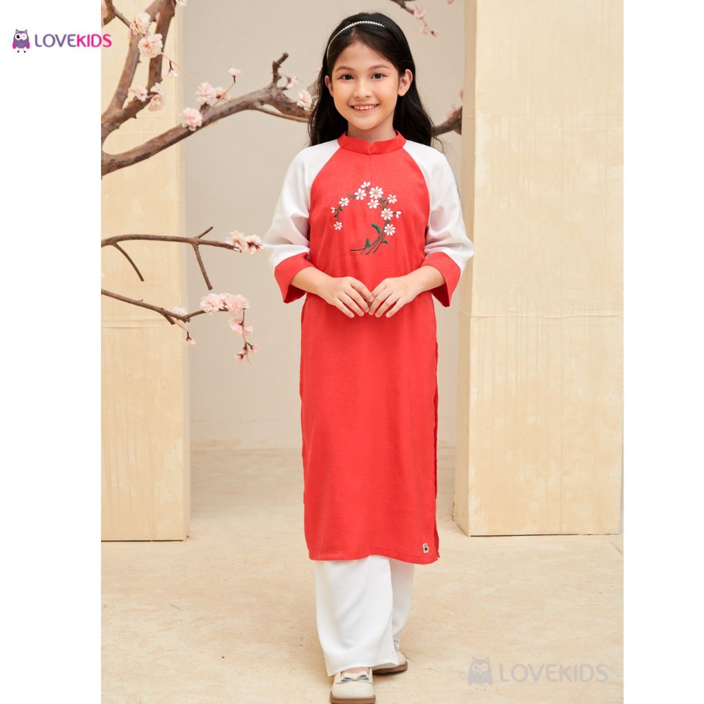 Áo Dài Bé Gái Lovekids, Daisy 03