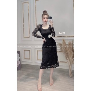 Váy ren đuôi cá tiểu thư