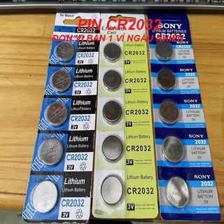 [ 1 vỉ 5 VIÊN ] PIN ĐỒNG TIỀN 3V CR2032. CHỌN TRONG LOẠI. Sử dụng cho các thiết bị điện, điện tử, Remote, v,v.. - 235