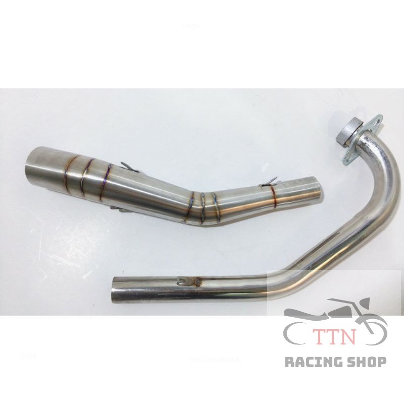 Cổ Pô 2 khúc Ex135 Ex2010 Ex2011 From thẳng Wrx chuẩn inox 304