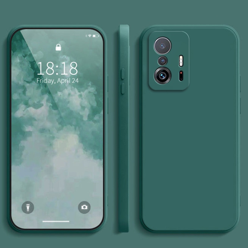Ốp lưng xiaomi 11t pro Ốp Điện Thoại Màu Trơn Cho Xiaomi 11T Mi 11T Pro Mi 11 LITE Mi 10T Pro yt