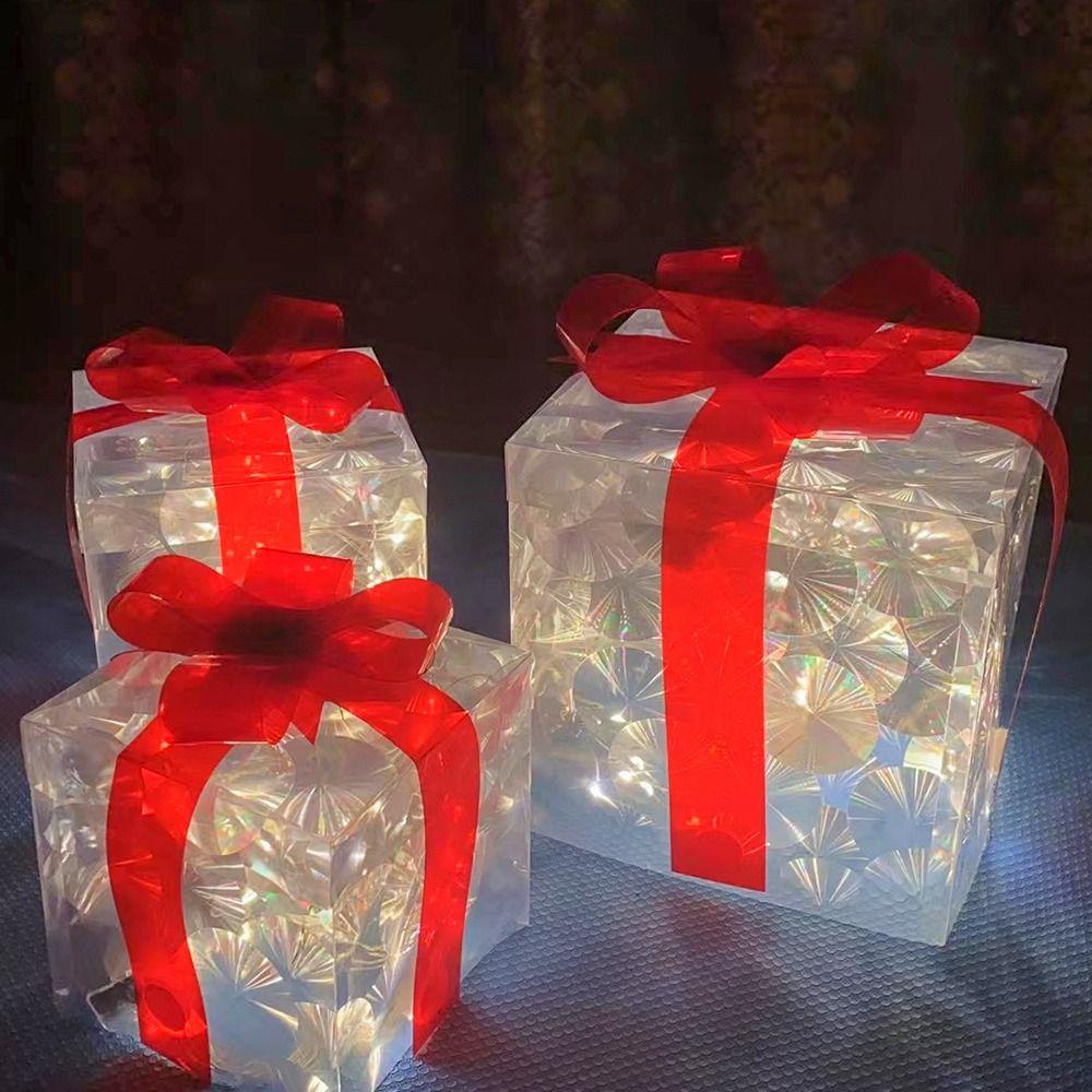 Hộp Đèn Phát Sáng Trang Trí Giáng Sinh Độc Đáo