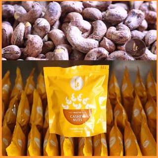 Hạt điều rang muối Nhà Lê nguyên hạt còn vỏ lụa
