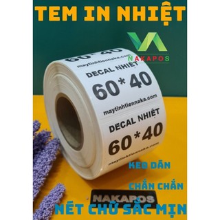Giấy in tem cân điện tử 60x40