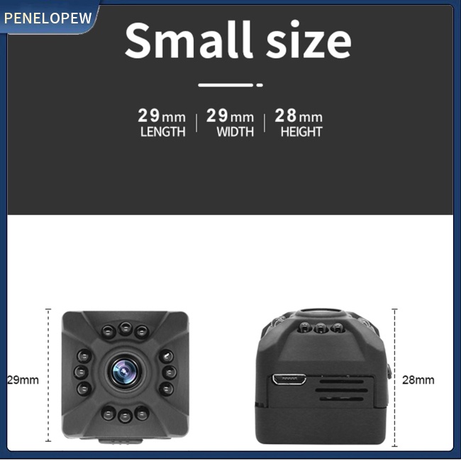 Camera Không Dây Wifi X5 Mini Góc Rộng Có Tầm Nhìn Ban Đêm Và Điều Khiển Từ Xa